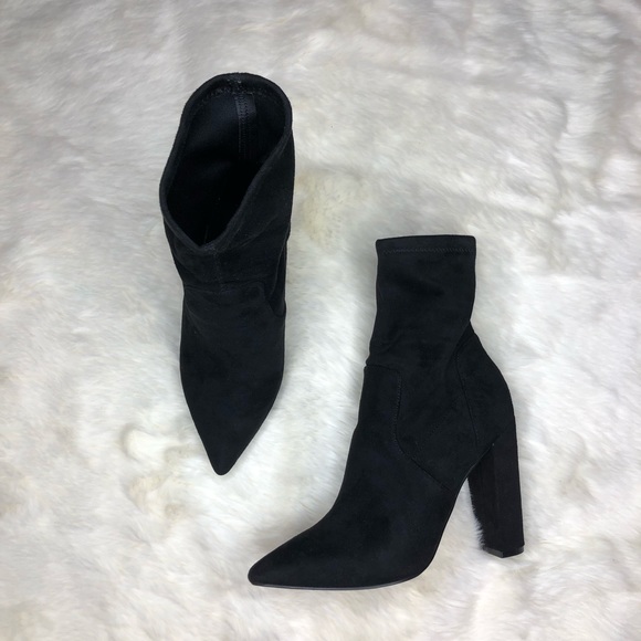 ASOS Shoes - ASOS Elba Wide Fit Sock Boots in Black